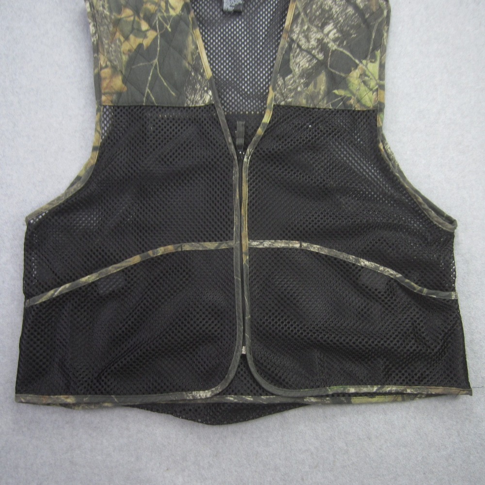 Quail Unlimited Mens Large Mesh Hunting Vest Mossy‎ Oak Break Up Camo Shooting - Picture 5 of 13